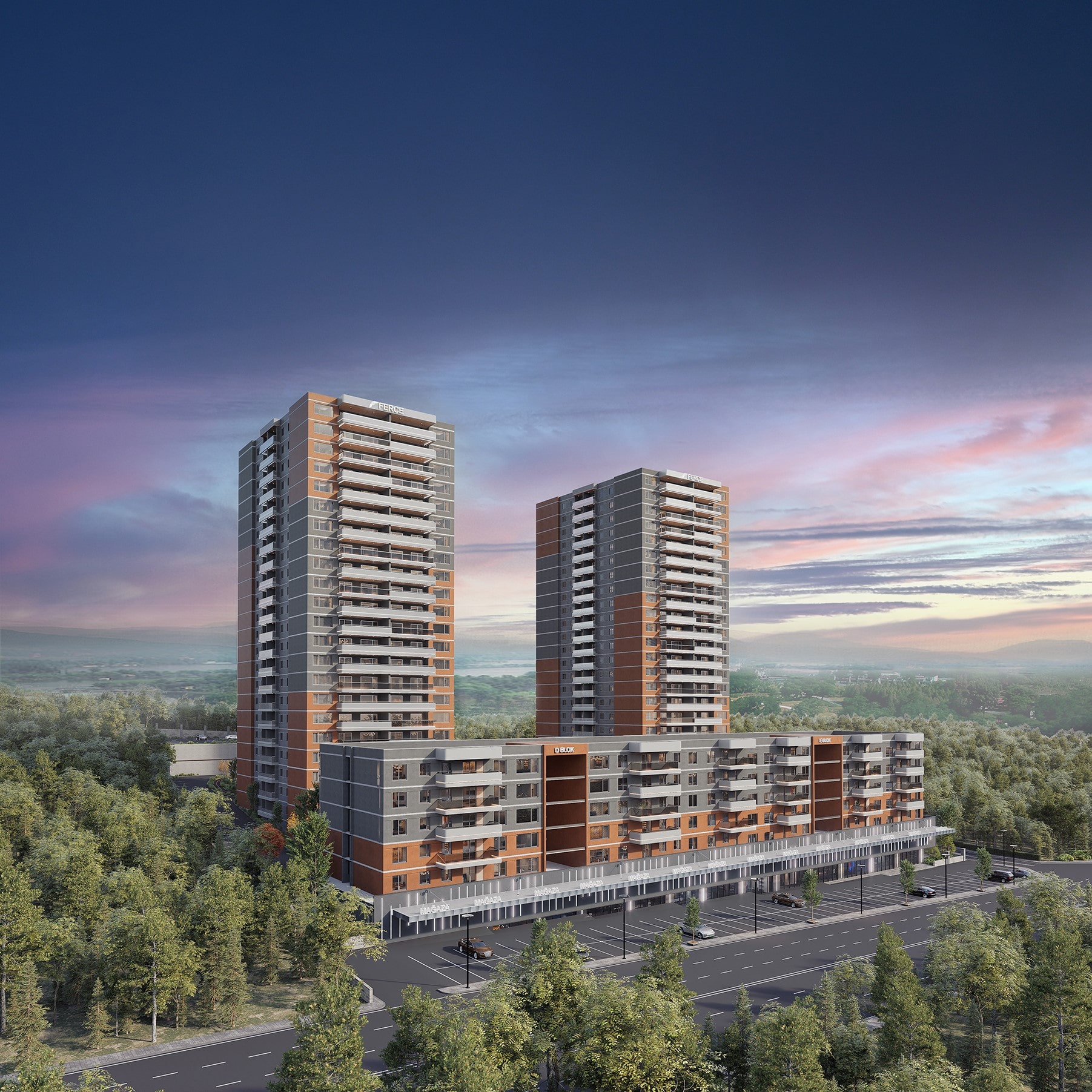 Medyan Yapı Ferce Konutları